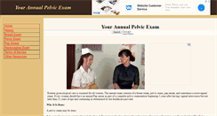 Desktop Screenshot of annualpelvicexam.com